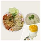 Best 金脆鲜香双拼饭加椰子冻 套餐Crispy & Juicy Chicken Duo Rice & Coconut Jelly Combo in Bellevue, WA